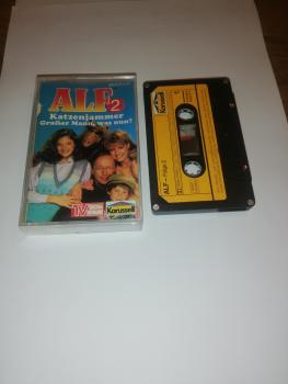 Alf Folge 2 Katzenjammer/Großer Mann. was nun? 4-fach Silber geschraubt Schwarz mit Gelben Aufkleber 835 073-4 Karussell(Großes Fenster)